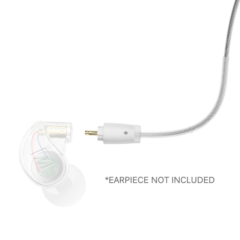 MEE audio MX PRO Series and M6 PRO Replacement Stereo Audio Cable (Clear), 51 in - Image 4